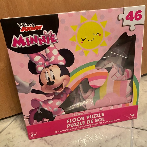 Disney Giant Minnie Mouse Floor Puzzle- Brand New in Box 🎀 - Picture 3 of 14